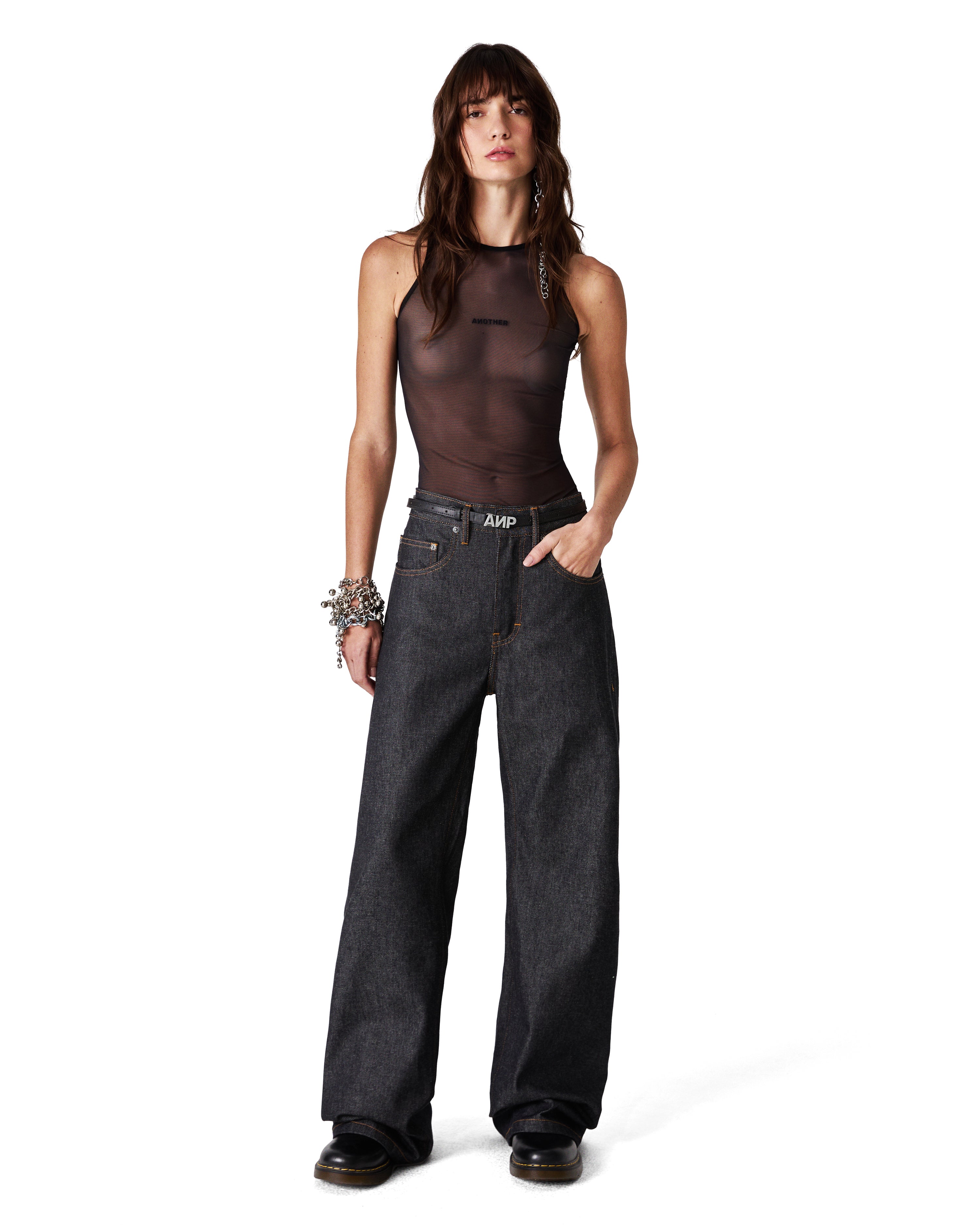 Calça Wide No Wash Black