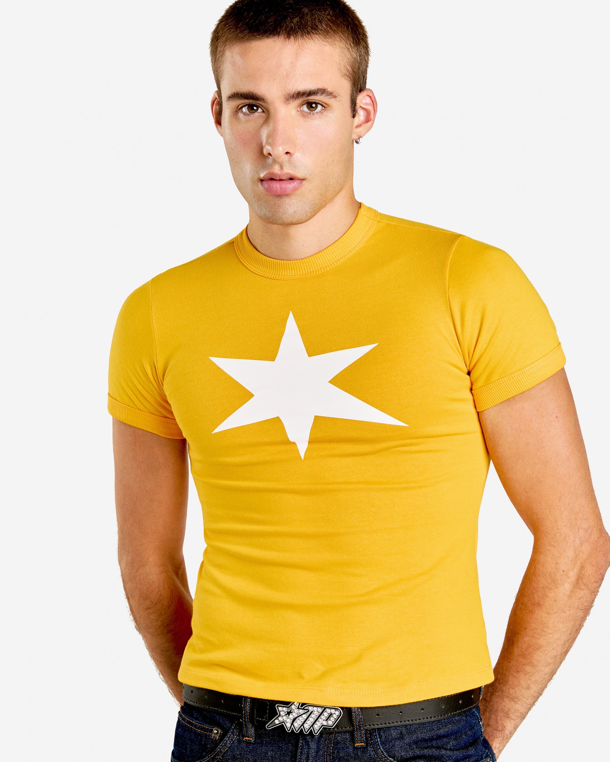 Baby Tee Star Yellow