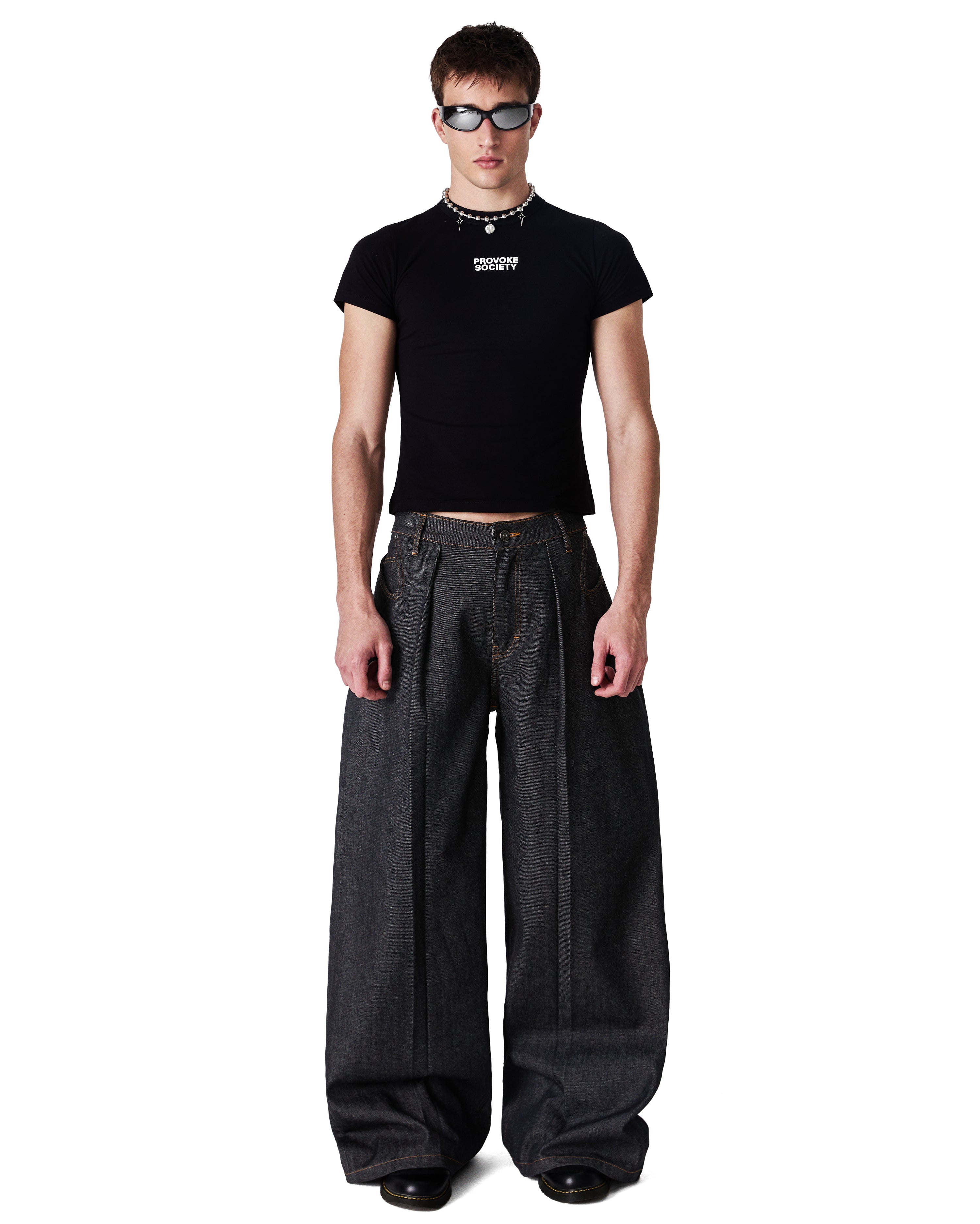 Calça Relax Pleat Raw