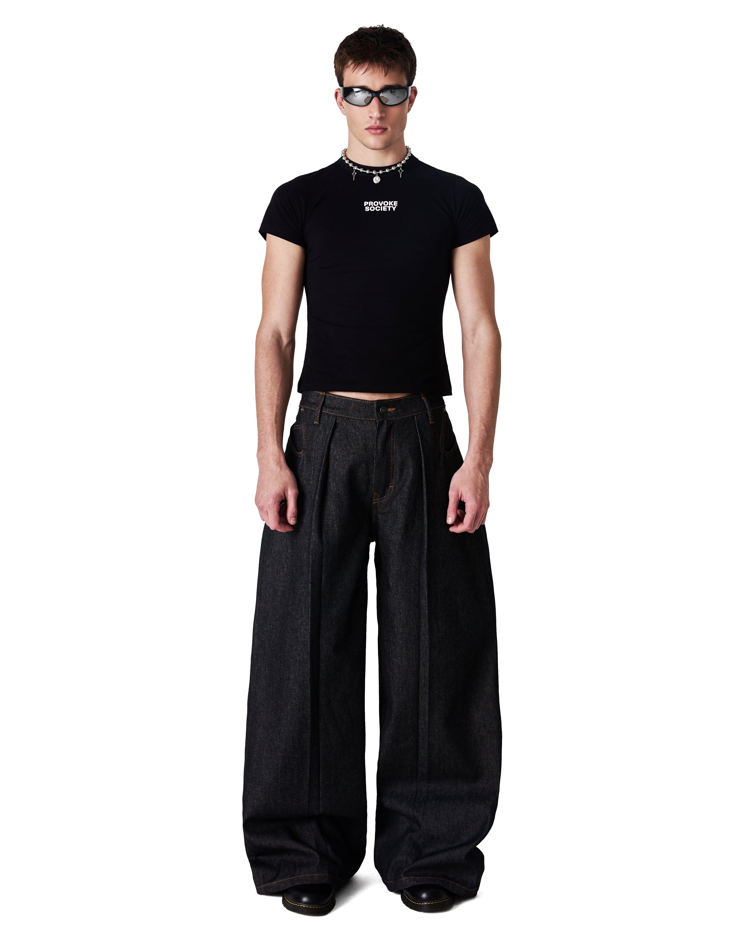 Calça Relax Pleat Raw
