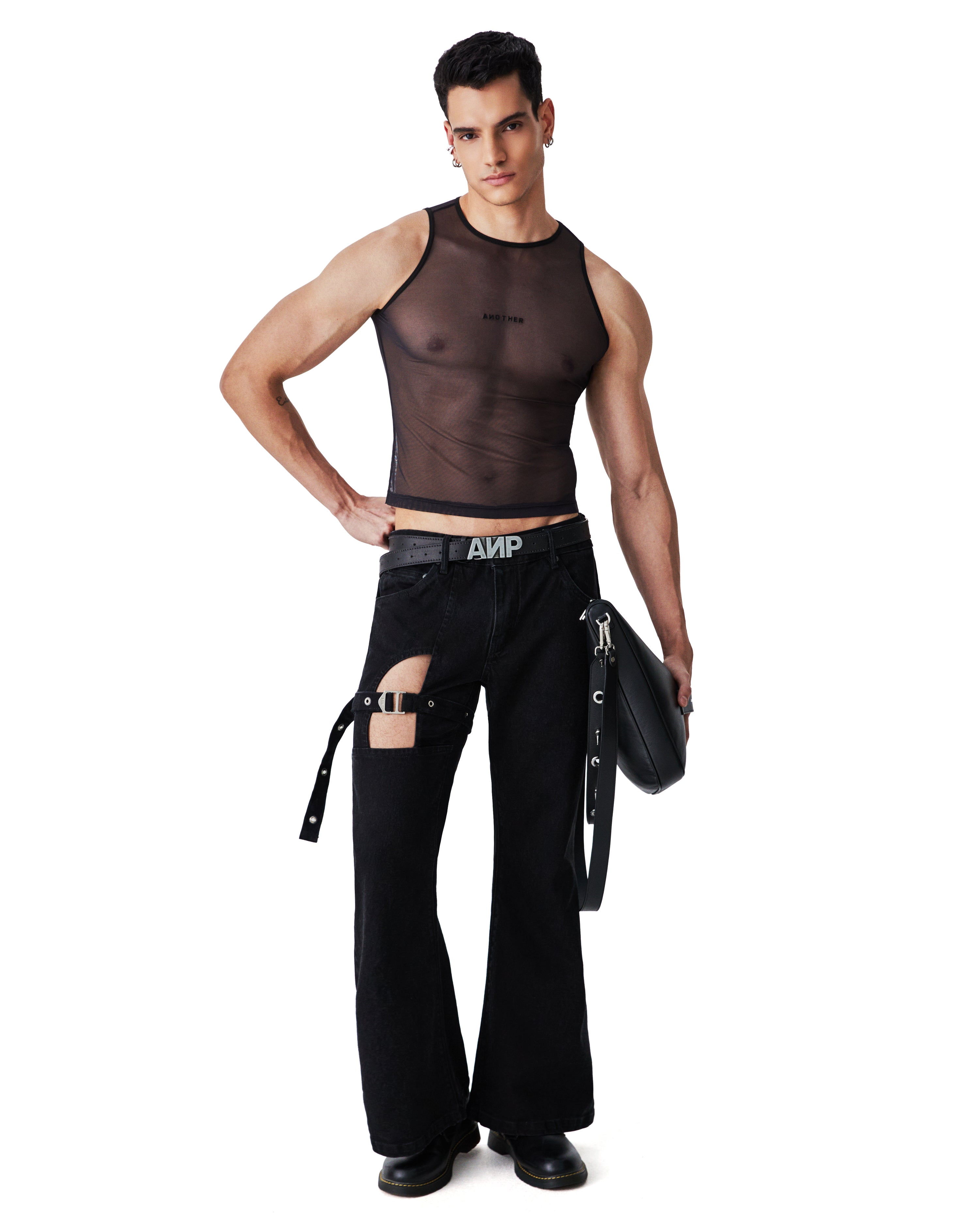Calça Flare Cut Black