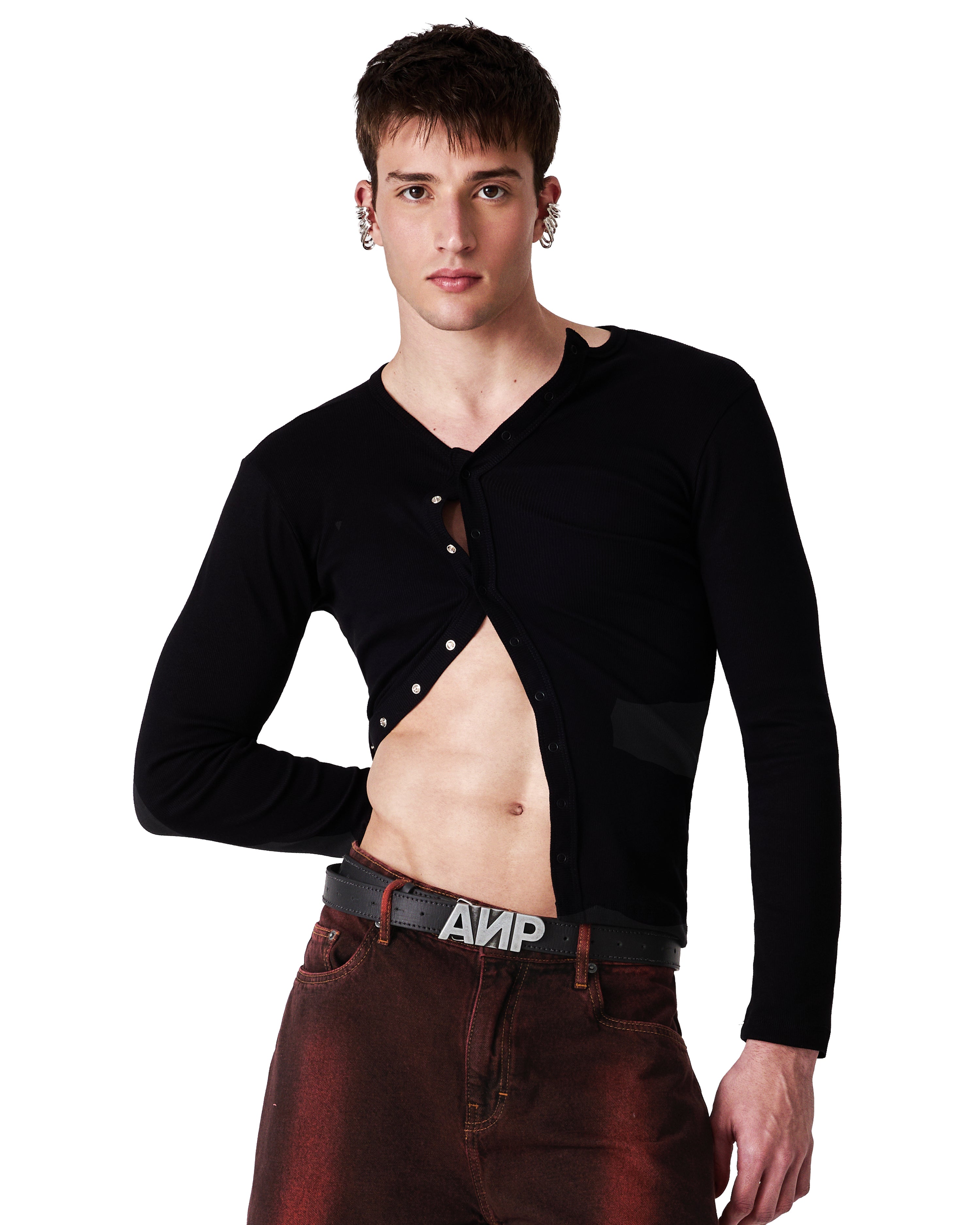 Long Sleeve Button Top