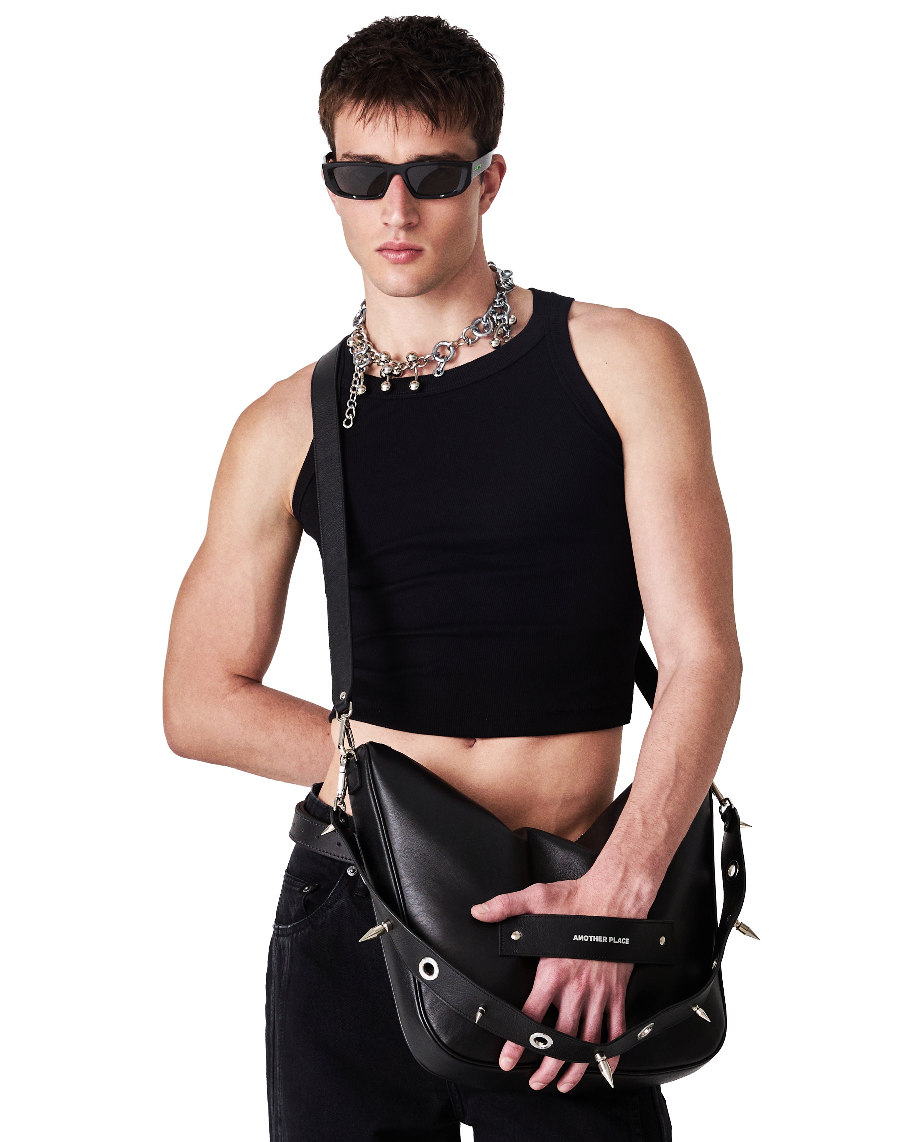 Regata Rib Cropped Black