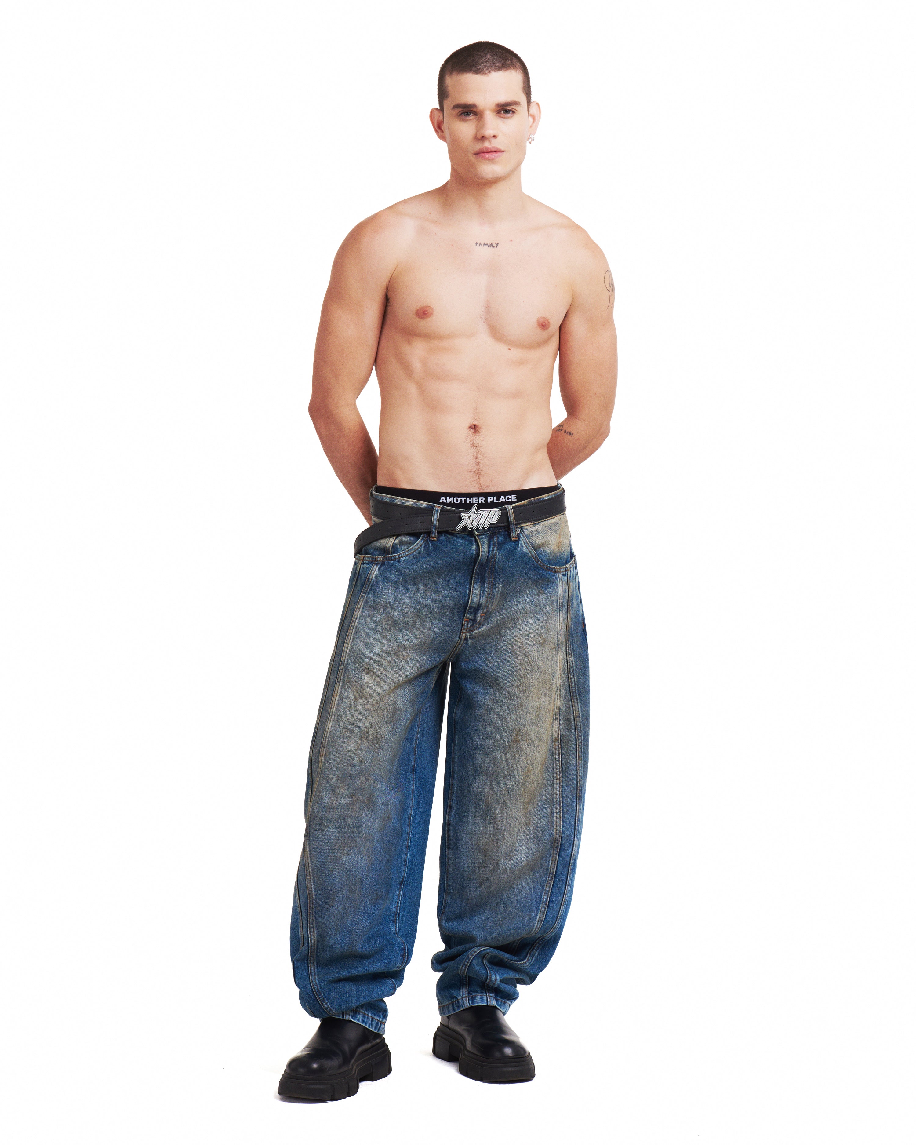 Calça Baggy Dirty Blue